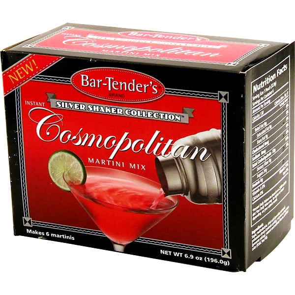 Cosmopolitan Bar-Tender's Instant Cocktail Mix Case of 12 Boxes 72 Pouches by