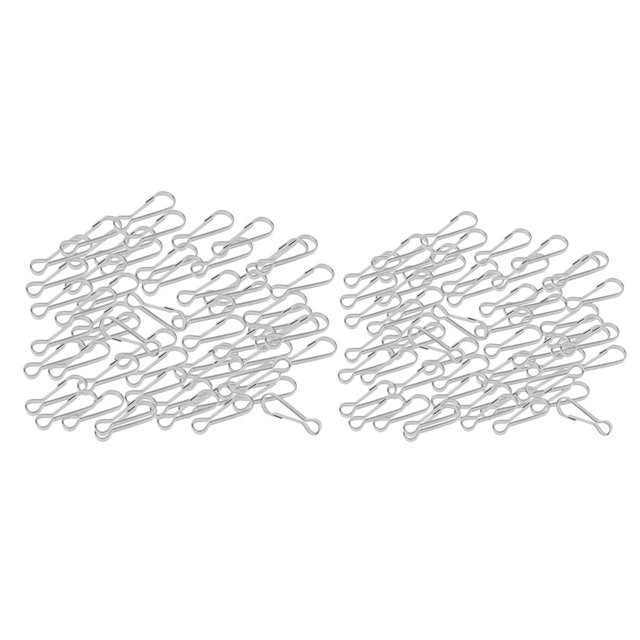 Paquete de 200 Broches de material acero Inoxidable con Broche de , Hebilla, Llavero, Anillas para Cordón DYNWAVEMX Spring Snap Clasp 2020 NUEVO