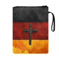 thumbnail image 2 of HELLHERO Book Storage Book Pouch Fabric Cloth with Zipper 11.4 x 8.7 inch 1 Pc Cross Design, 2 of 8