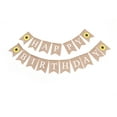 thumbnail image 5 of Masteelf  Sunflower Swallowtail Flag Birthday Bunting Banner Linen Pull Mother, 5 of 8