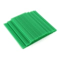 thumbnail image 1 of 100 pajitas de plástico no tóxicas desechables rectas boca plana (verde) Ehuebsd Libre de BPA, 1 of 3