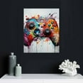 thumbnail image 4 of Nawypu Video Game Watercolor Poster Canvas Wall Art for Home/Gaming Room/Boys Room Decor - Gaming Canvas Print Wall Art Painting Ready to Hang Gifts - Easel &amp; Hanging Hook, 4 of 4