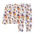 thumbnail image 3 of MEZZALL Kids Girls Pajama Sets Halloween Print Casual Comfortable O-Neck Long Sleeve T-Shirts Pants 2 Piece Sleepwear, 3 of 4