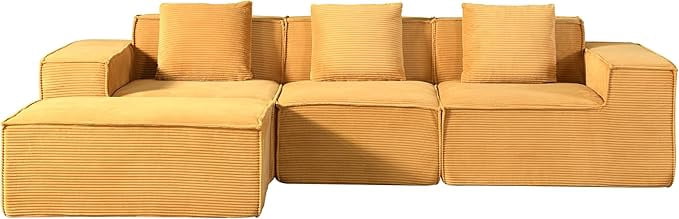 L shape modular sectional sofa
