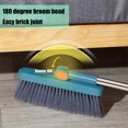 thumbnail image 6 of COFEST 90° Foldable Dustpan and Broom Set, 180° Rotatable Broom Head for Easier Cleaning, Hair and Dirt Scraper Dustpan with Large Capacity Blue, 6 of 7