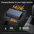 thumbnail image 5 of iVANKY FusionDock Max 2 23-In-1 Thunderbolt 5 Docking Station 120Gbps 6K@60Hz Triple Display thunderbolt dock, 2.5GbE For MacBook with Cable (3.3'), 5 of 8