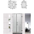 thumbnail image 4 of Durable 90 Degree Stainless Steel Glass Door Hinge for Bathroom, Cabinet, Showcase (Black), 4 of 5