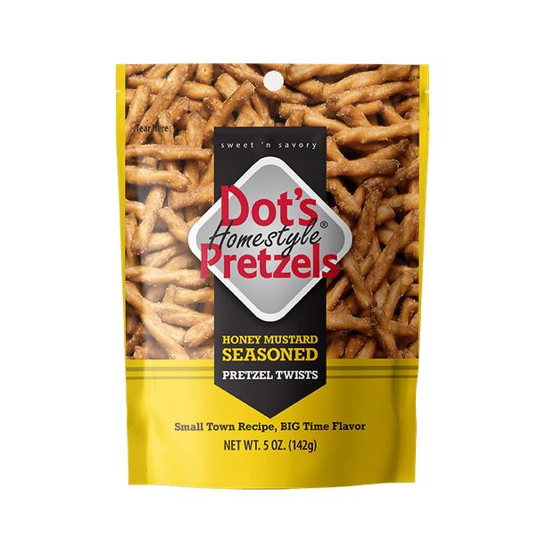Dot's Homestyle Pretzels Honey Mustard Seasoned Pretzel Twists, 5 oz