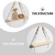 thumbnail image 3 of SWETRACE 1Ud Estante De Almacenaje Colgante Macramé Para De Beige, 3 of 8