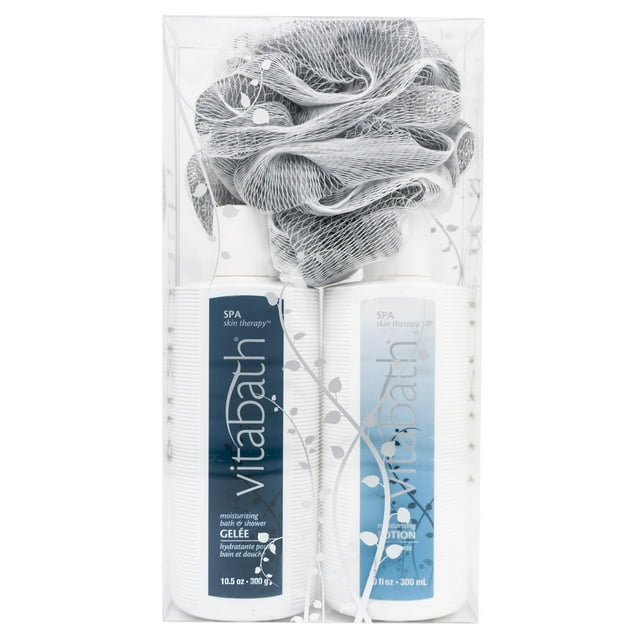 Set de cuidado de la piel Vitabath Spa, gel y loción de ducha para terapia cutánea