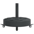 thumbnail image 2 of vidaXL Base de Parasol avec Roues pour Poteaux de 38 / 48 mm 27 kg Rond, 2 of 5