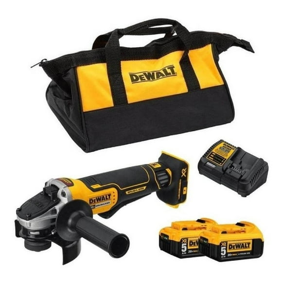 Mini Esmeriladora Brushless 4-1/2in 800w Baterias 20v DeWalt DCG413P2