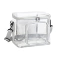 thumbnail image 1 of SuChun Outdoor Cushion Storage Bag Clear Backpack Heavy Duty Transparent Bookbag See Through Multiple Pockets With Zippered Top And Handle For Concert Sport Event Work Travel Festival Gray, 1 of 6
