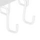 thumbnail image 4 of Iron Kitchen Utensil Holder Double Row Hook Spoon Shovel Rack Shelf for Restaurant White, 4 of 4