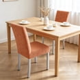 thumbnail image 4 of Yakvarog Chair Covers for Dining Chairs, Removable Anti-dust Chair Cover, Soft Warm All-inclusive Plush Dining Room Chair Covers Seat Protector, Washable Chair Covers for Home, Hotel, Banquet, 4 of 6