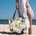 thumbnail image 3 of Wukai Bees Collecting Nectar Print Zipper Bag,large Beach Tote Bag,Waterproof Sandproof Bag,Grocery and Picnic Tote Travel Bag, 3 of 5