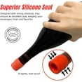 thumbnail image 3 of 8 PCS Wine Stopper, Soft Silicone Wine Corks Reusable Wine Stoppers for Wine Bottles Beer Beverage Champagne Bottle Sealer to for Keeping Wine Champagne Fresh, 3 of 6