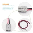 thumbnail image 4 of Miangastore Car Plug Adapter Battery Adapter Cable 175a 600v 6awg 1.2m Extension Cable Cord, 4 of 9
