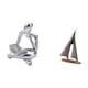thumbnail image 5 of Conjunto de figuras de lector abstracto Estatua de pensador abstracto Arte Artesanía Decoraciones Figura humana Decoración Estante de oficina Objetos, 5 of 8