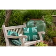 thumbnail image 5 of 20" x 20" Simply Daisy Corner Stripes Indoor/Outdoor Pillow, Kelly Green Qty 1, 5 of 6