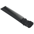 thumbnail image 4 of Portable Zinc Alloy Oil Hair Comb, Lightweight, Rounded Teeth, Carving Technology for Hair Salon Home, 4 of 7