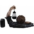 thumbnail image 5 of Lámpara solar de zombis para Halloween, estatuas de zombis para jardín con linterna LED, estatuas de zombis para jardín, estatua de terror para jardín al aire libre, patio, césped, 5 of 5