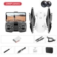 thumbnail image 1 of Drone plegable Control remoto Quadcopter Avión Avión de juguete Regalo para niños con estuche de almacenamiento, Cámara única 1080P, Blanco Inevent EL001061-03B, 1 of 7