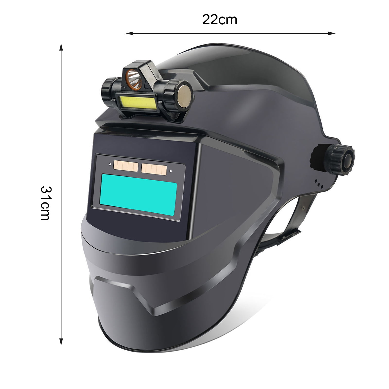 Welding Face Guard Facial Burn Welding Helmet with Auto-dimming Heat-resistant Face Guard  Blocking Uv Rays Versatile Welding for Welders