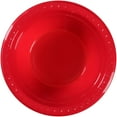 thumbnail image 2 of Great Value Everyday Disposable Plastic Bowls, Red, 20 oz, 25 Count, 2 of 5
