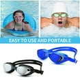 thumbnail image 5 of Unisex-Adult Swim Goggles Mirrored with Transition，Blue,Blue,F33106, 5 of 5