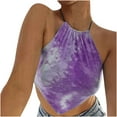 thumbnail image 2 of CEHVOM Mode Femme T-Shirt Sans Manches à Col 0 Débardeur d'Été, 2 of 6