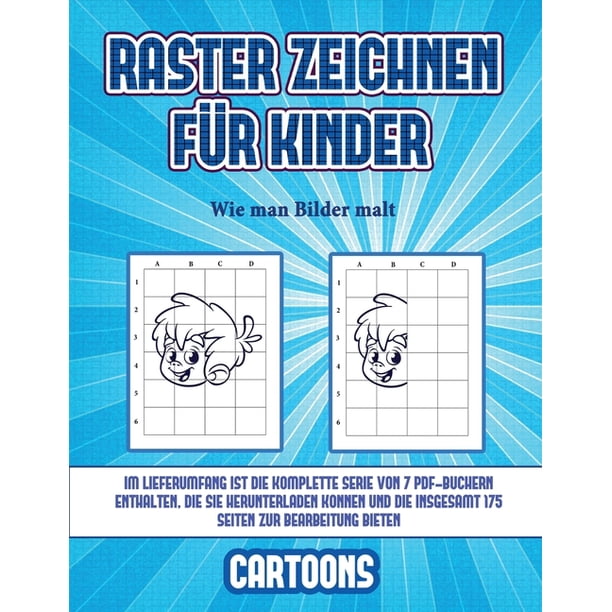 Wie Man Bilder Malt Wie Man Bilder Malt Raster Zeichnen Fur Kinder Cartoons Dieses Buch Bringt Kindern Bei Wie Man Comic Tiere Mit Hilfe Von Rastern Zeichnet Series 3 Paperback