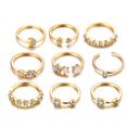 thumbnail image 1 of Anillos Bohemios Vintage, Conjunto De Anillos Para Nudillos, Conjunto De Anillos De Diamantes, Conjunto De Anillos De Tobillo Para Mujeres Y Niñas 7 Unids Guardurnaity AP006771-03, 1 of 5