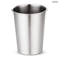 thumbnail image 3 of Taza de café inoxidable Taza de té de agua potable Taza de espesamiento Bebidas Reutilizable Soporte apilable Regalo para acampar hogar al aire libre plata 300ml sidaley HA010590-02, 3 of 6