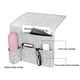 thumbnail image 5 of Bolsillo de almacenamiento para colgar junto a la cama, organizador de sofá de cama de fieltro para botella de agua con Control remoto para Almacenamiento y organización del hogar gris claro Toystoory HA2082-01B, 5 of 6