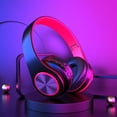 thumbnail image 2 of Altavoces Bluetooth Auriculares Inalámbricos Bluetooth con Micrófono Auriculares Inalámbricos con Micrófono Auriculares Bluetooth 5.0 Reducción de Ruido de Trabajo de 10 Horas Auriculares Bluetooth Co, 2 of 8