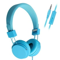 Teens Earphones, TSV Teenager Wired Headphones On Ear Headset Adjustable Headband, Foldable Teen Headphone Fit for iPad Tablet iOS Android Smartphone PC
