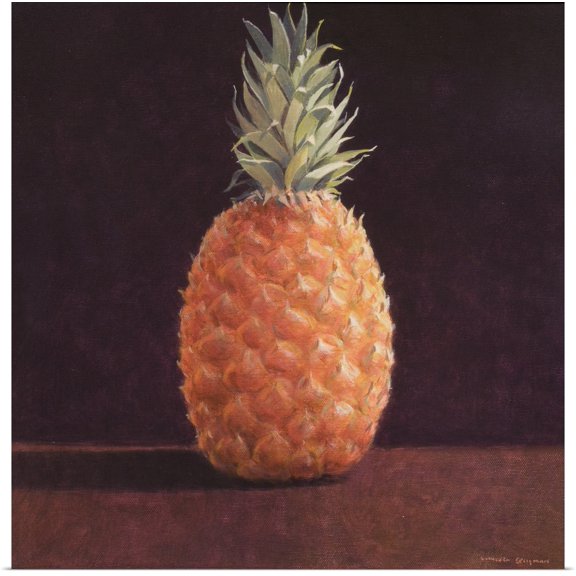 Great BIG Canvas | Rolled Lincoln Seligman Poster Print entitled Pineapple