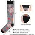 thumbnail image 3 of FREEAMG Banana Pattern Compression Socks for Women and Men, 1 Pair, 3 of 7