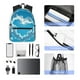 thumbnail image 4 of Disketp Heart Shaped Cloud Mochila Ligera Clásica con Múltiples Bolsillos, Mochila Casual para Hombre y Mujer, Ideal para Escuela, Trabajo y Viajes, 4 of 6