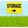 Storage Right (18" x 24") Yard Sign, Includes Metal Step Stake