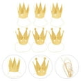thumbnail image 3 of FELTECHELECTR 6 coronas de cumpleaños con purpurina, sombreros de fiesta, coronas de príncipe para niños y adultos, decoraciones de fiesta (doradas), 3 of 7