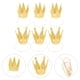 thumbnail image 3 of FELTECHELECTR 6 coronas de cumpleaños con purpurina, sombreros de fiesta, coronas de príncipe para niños y adultos, decoraciones de fiesta (doradas), 3 of 7