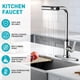 thumbnail image 4 of Grifo de Cocina, 360°Giratorio Llaves para Fregadero de Cocina Extraíble de Agua Fría y Caliente, Acero Inoxidable 304, Monomando para Fregadero, Estilo Cascada, 4 of 6