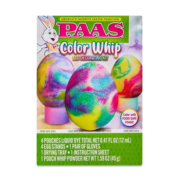 PAAS® Color Whip Easter Egg Decorating and Dye Kit, 1 Each
