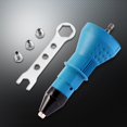 thumbnail image 1 of Qiilu Riveting Tool, Riveting Tools,Professional Electric Rivet Nut Gun Accessories Cordless Riveting Drill Adaptor Insert Tool, 1 of 7