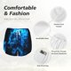 thumbnail image 4 of Balery Wolf Pantalones cortos deportivos para mujer con forro y dos bolsillos, elásticos, para entrenamiento, gimnasio, yoga-XX-Large, 4 of 7