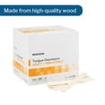 thumbnail image 3 of McKesson Tongue Depressors, Non-Sterile Wooden Sticks, 6 in, 500 Count, 1 Pack, 3 of 9