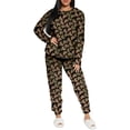thumbnail image 5 of Conjunto de Pijama para Mujer Shendy Vendy Manga Larga Cuello Redondo con Estampado Transpirable, 5 of 5