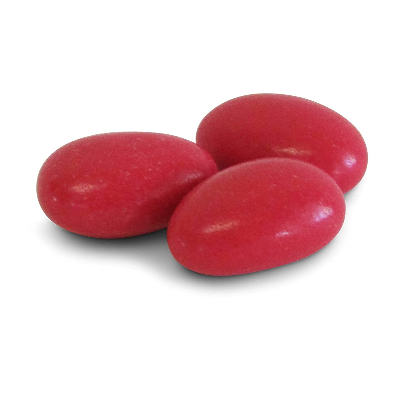 Red Jordan Almonds by Its Delish, 10 LBS Bulk  Sugared Almond Nut with Sweet Hard Candy Coating - Bulk Wedding Favors, Bridal and Baby Showers, Party Buffets - USA Made, Vegan & Kosher